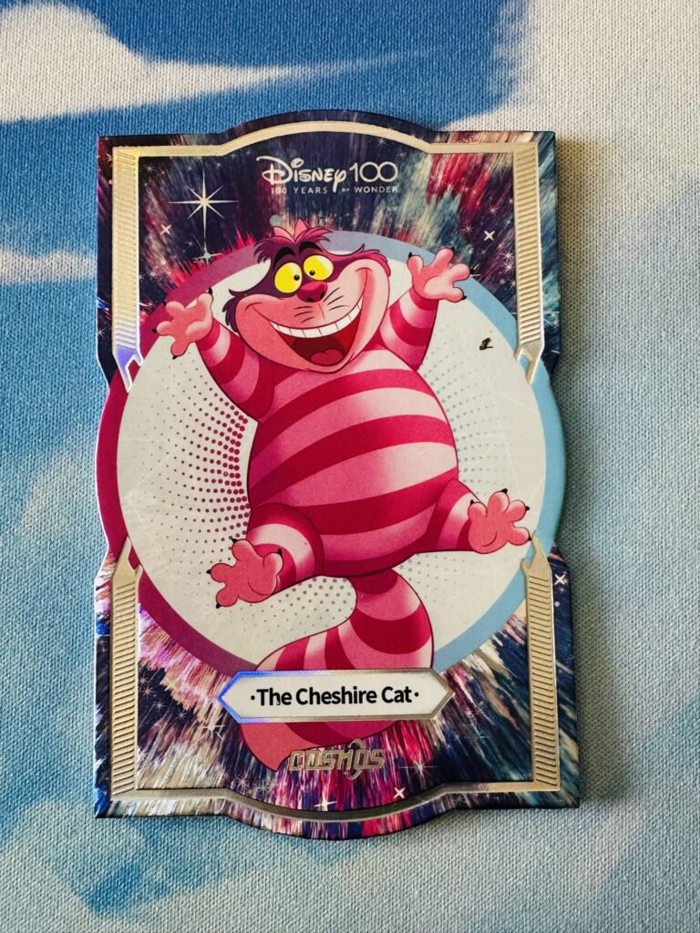 Carte découpée - Le Chat du Cheshire