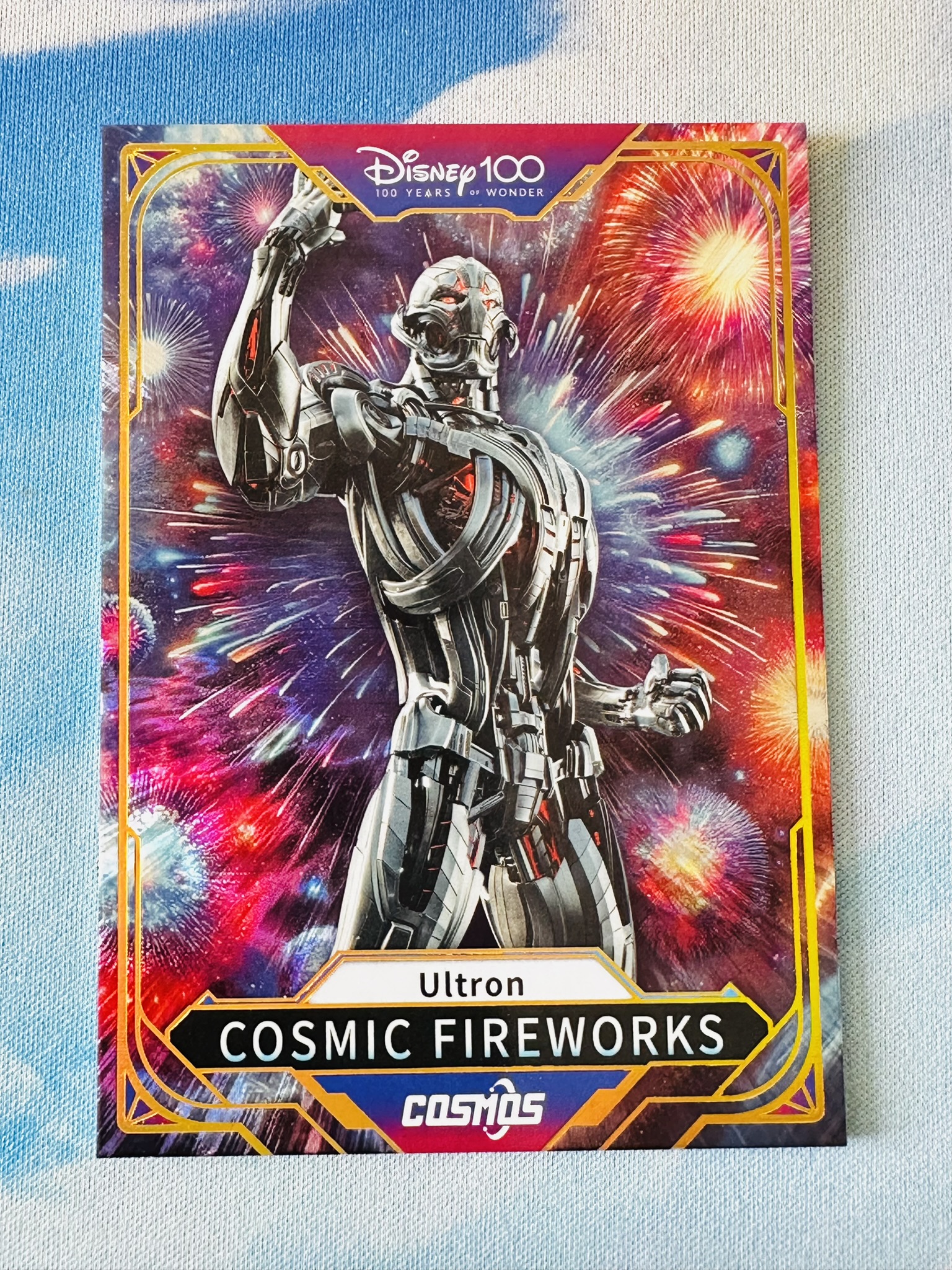 Cosmic Fireworks Card - Ultron