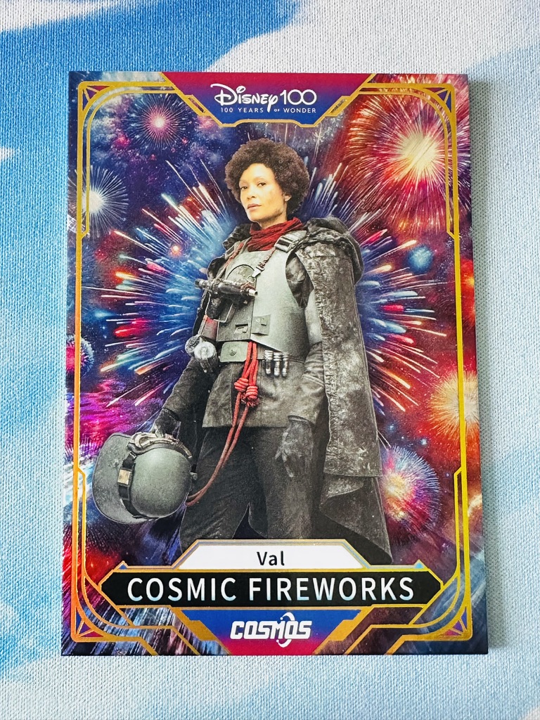 Cosmic Fireworks Card - Val