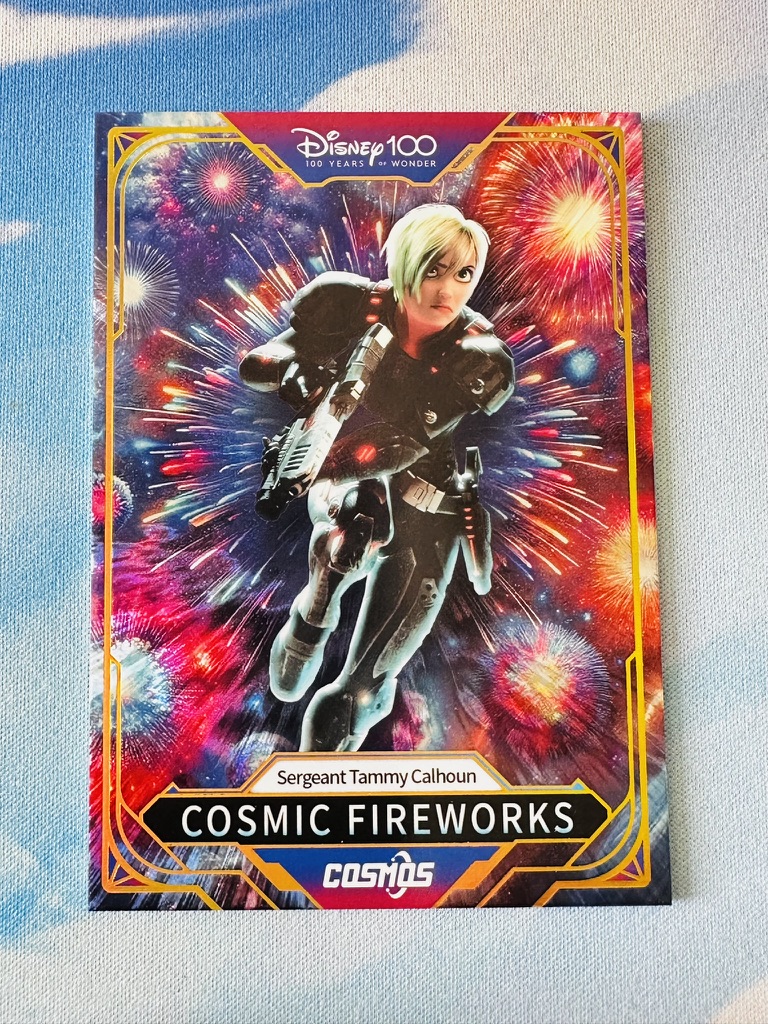 Cosmic Fireworks Card - Sergeant Tammy Calhoun