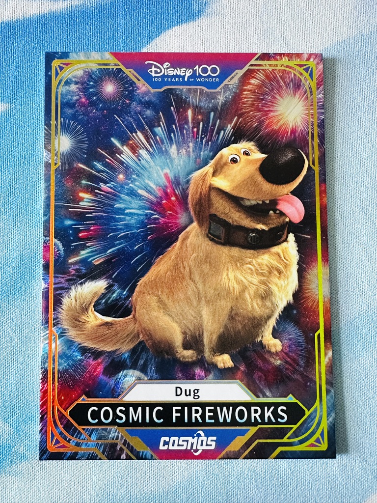 Cosmic Fireworks Card - Dug