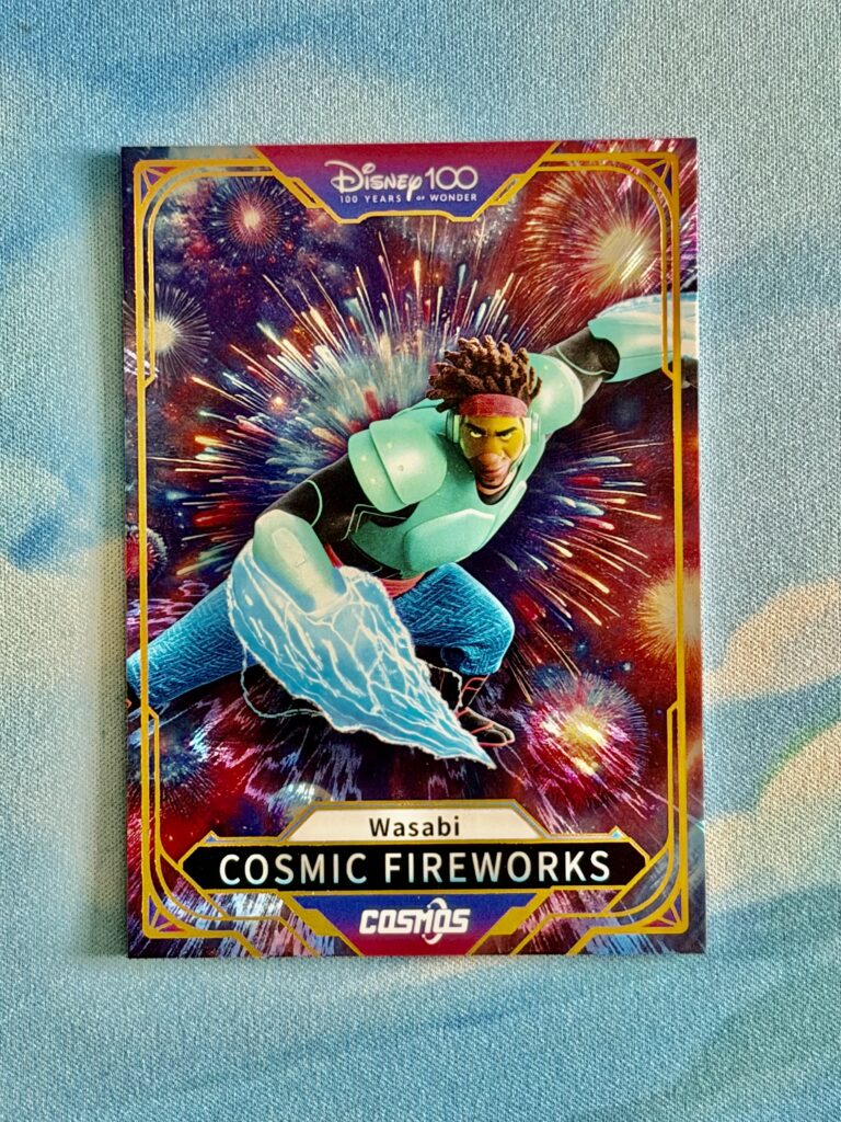 Cosmic Fireworks Card - Wasabi