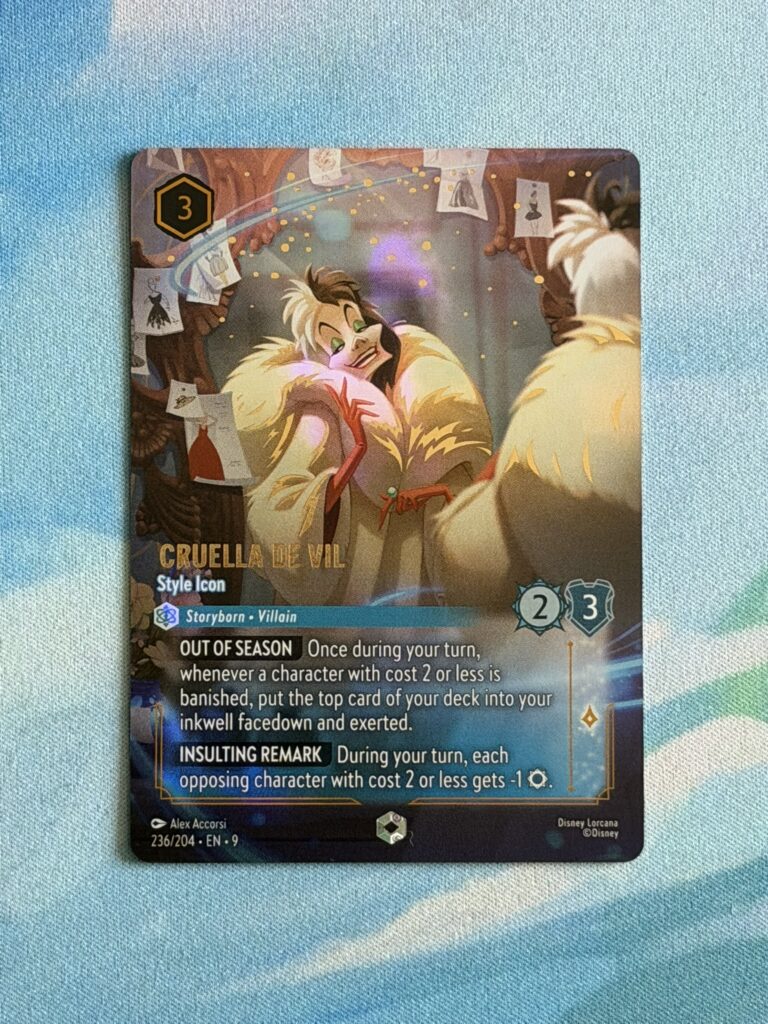Enchanted card - Cruella de Vil - Style Icon