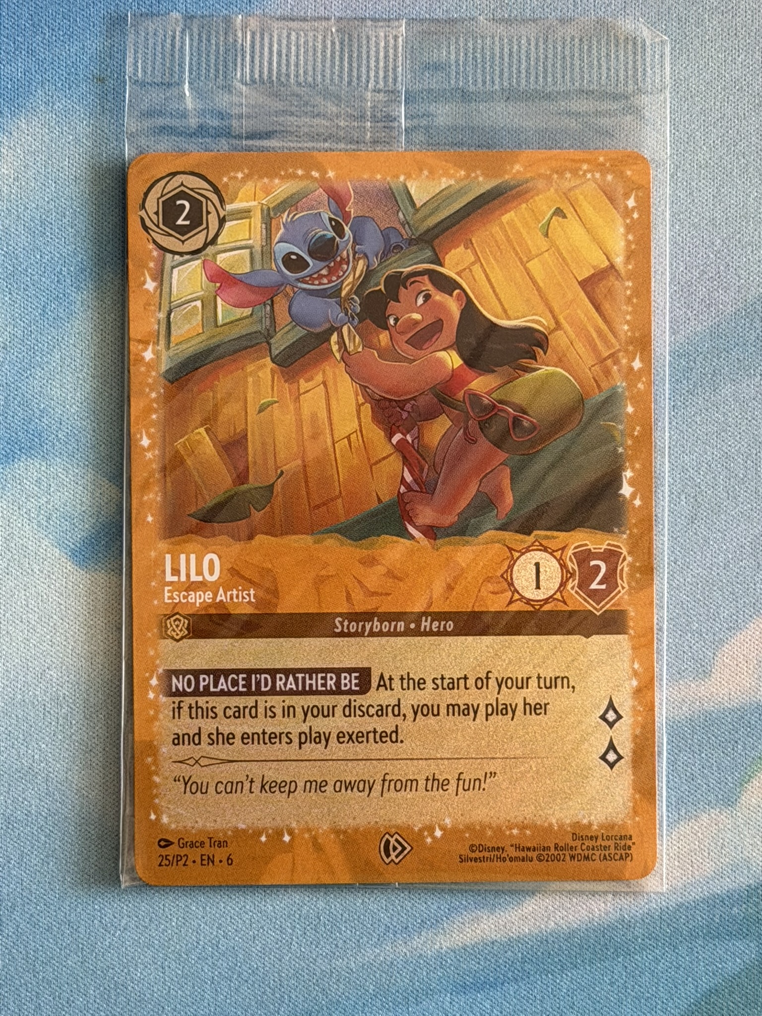 Promo card - Lilo - Escape Artist