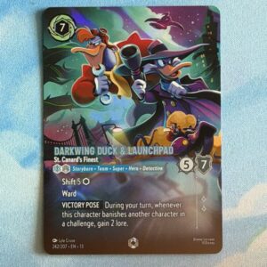 Enchanted card - Darkwing Duck & Launchpad - St. Canard's Finest