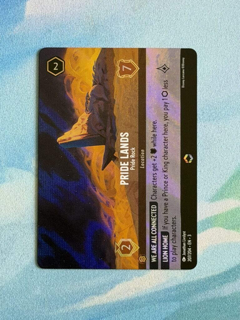 Enchanted card - Pride Lands - Pride Rock