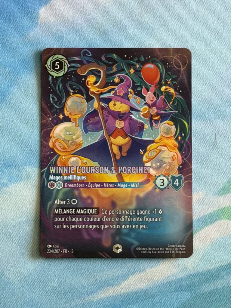 Enchanted card - Winnie l'Ourson & Porcinet - Mages mellifiques