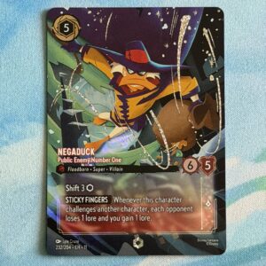 Enchanted card - Negaduck - Public Enemy Number One