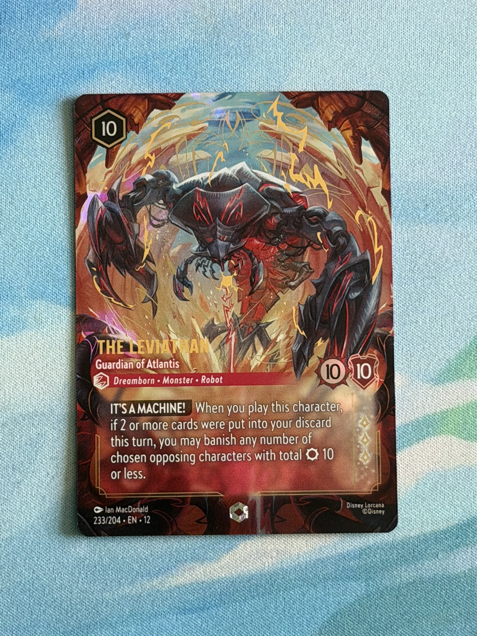 Enchanted card - The Leviathan - Guardian of Atlantis