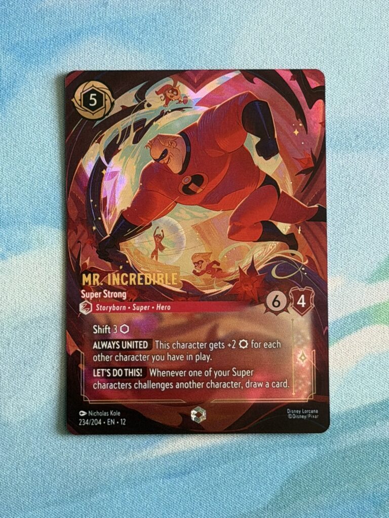 Enchanted card - Mr. Incredible - Super Strong