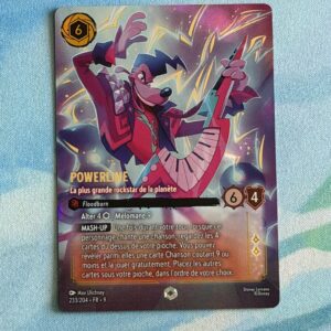 Enchanted card - Powerline - La plus grande rockstar de la planête