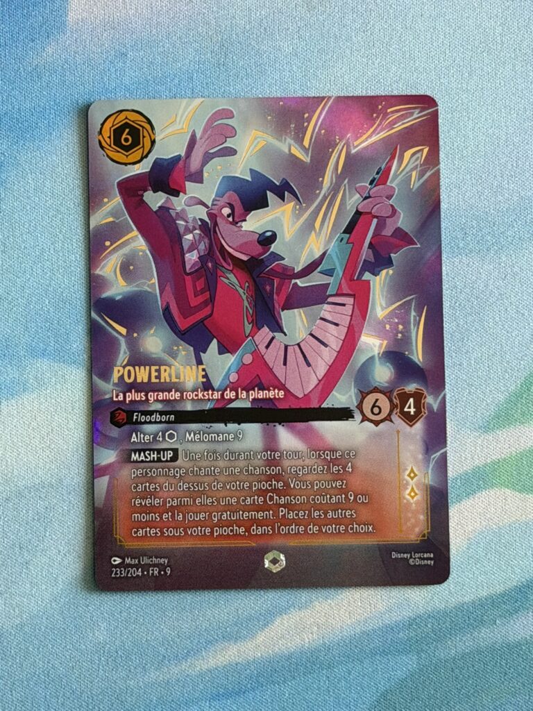 Enchanted card - Powerline - La plus grande rockstar de la planête