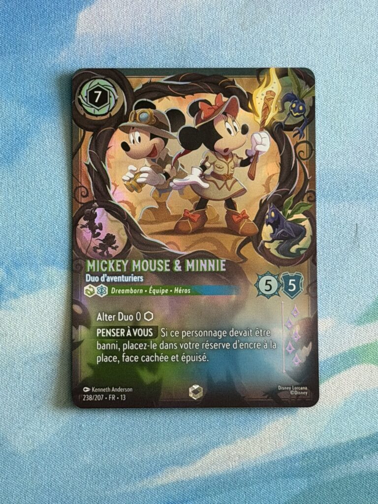 Enchanted card - Mickey Mouse & Minnie - Duo d'aventuriers