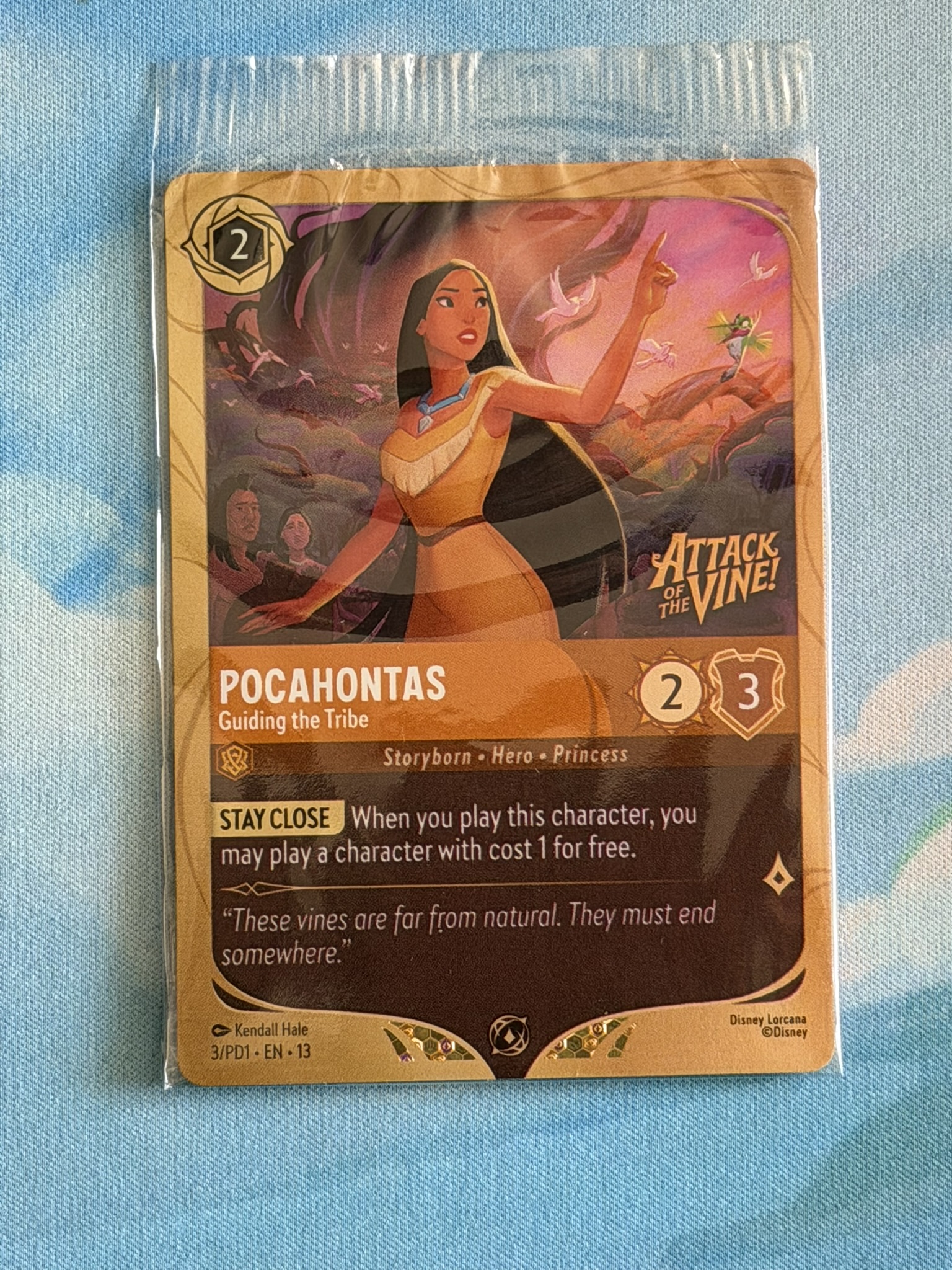 Promo card - Pocahontas - Guiding the Tribe