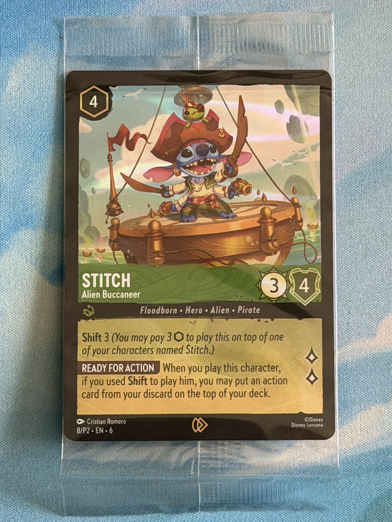 Promo card - Stitch - Alien Buccaneer