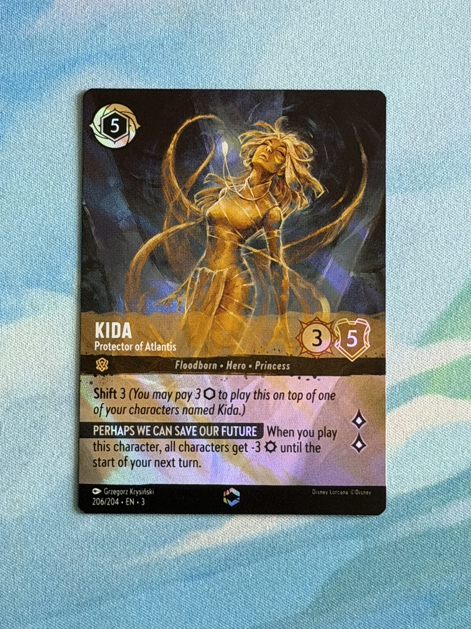 Enchanted card - Kida - Protector of Atlantis