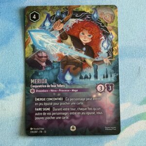 Enchanted card - Merida - Conjuratrice de deux follets
