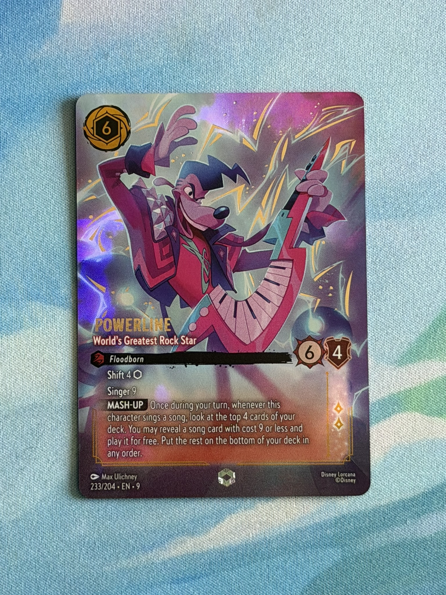 Enchanted card - Powerline - World's Greatest Rock Star