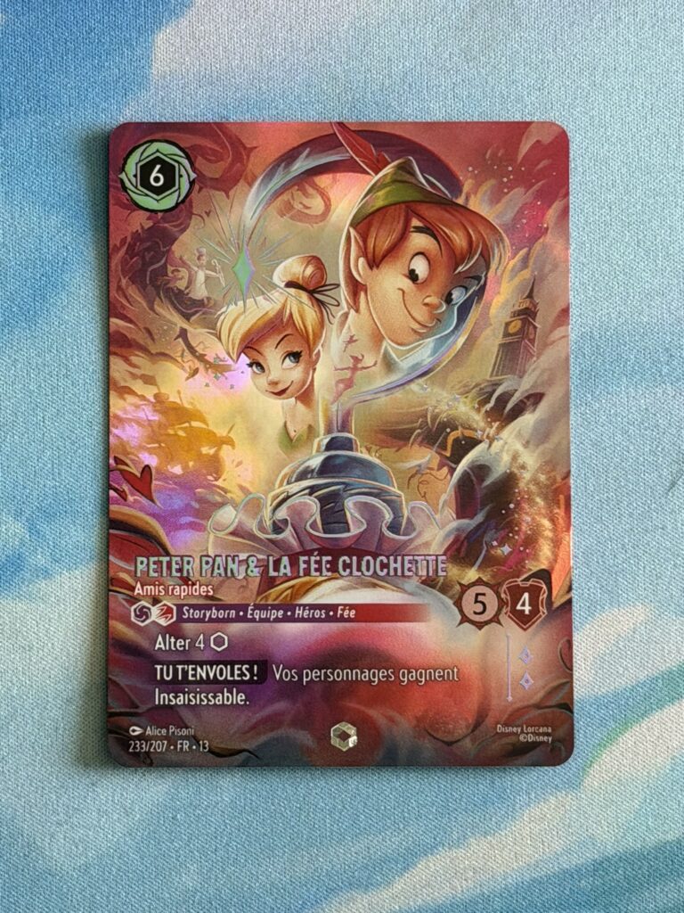 Enchanted card - Peter Pan & La Fée Clochette - Amis rapides