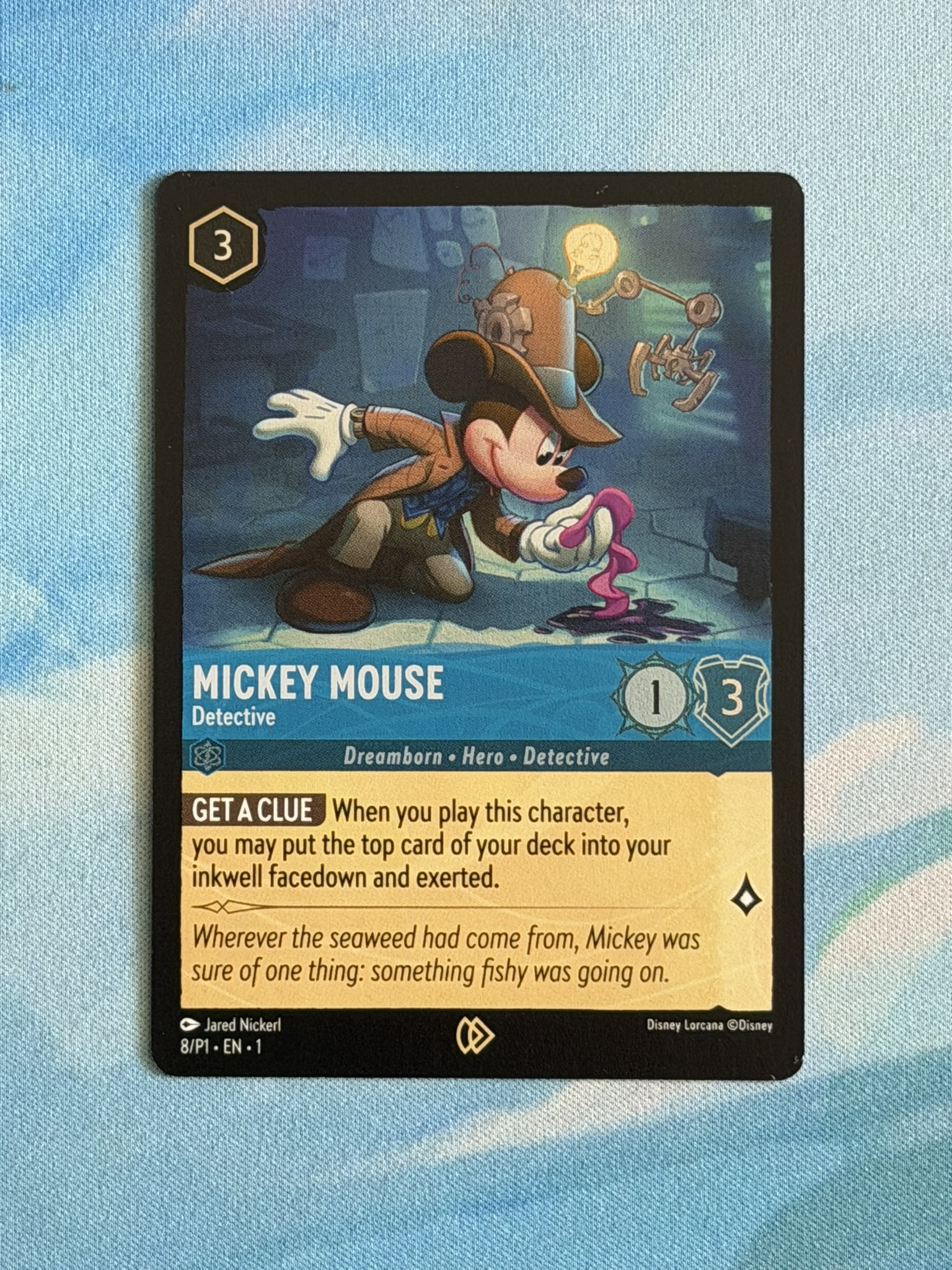 Promo card - Mickey Mouse - Detective