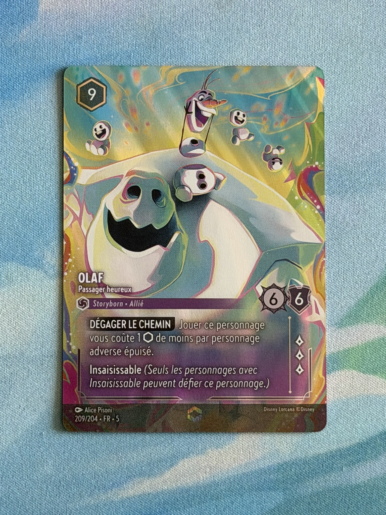 Enchanted card - Olaf - Passager heureux
