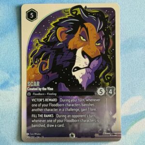 Enchanted card - Scar - Created by the Vine