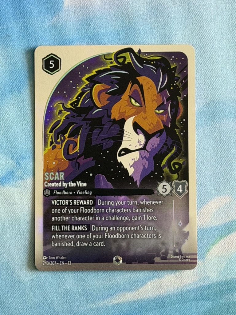 Enchanted card - Scar - Created by the Vine