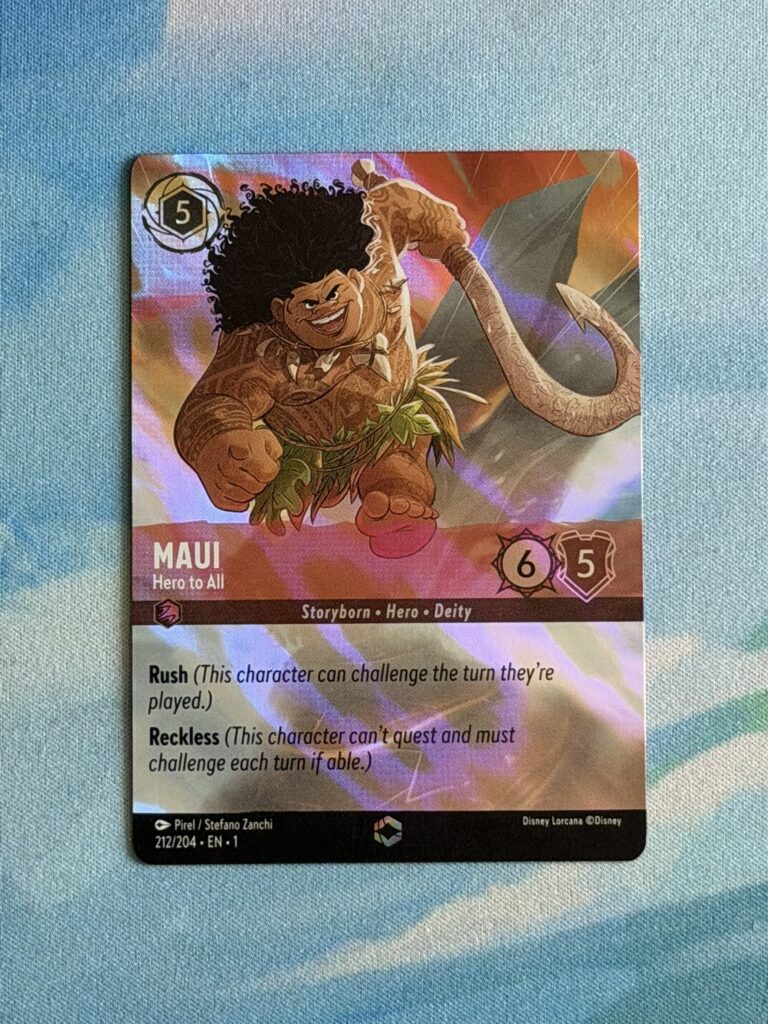 Enchanted card - Maui - Hero to All