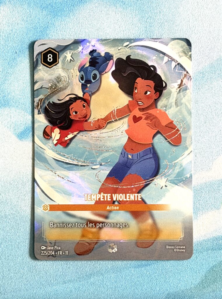 Enchanted card - Tempête violente