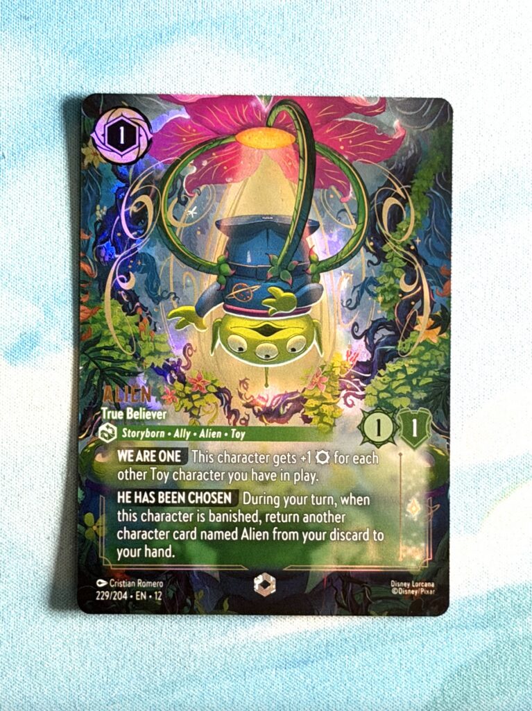 Enchanted card - Alien - True believer