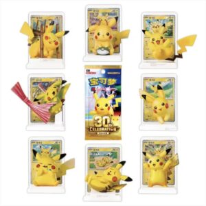 30th Celebration Simplified Chinese Dream Painting Pikachu Figure Set