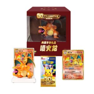 30th Celebration Simplified Chinese Charizard Collector Figure Gift Box